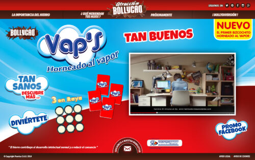 Bollycao Vaps Juegos Memory 3 en raya