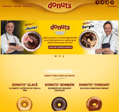 Donuts.es Nueva Web Albert Lorente 2021 desktop